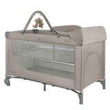 KikkaBoo® Lettino da viaggio 2 livelli 125x65 So Gifted PLUS Beige 2026