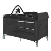 KikkaBoo® Lettino da viaggio 2 livelli 125x65 So Gifted PLUS Black 2026
