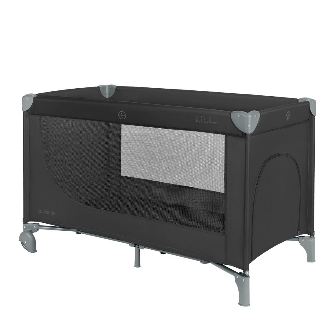 KikkaBoo® Lettino da viaggio 2 livelli 125x65 So Gifted PLUS Black 2026