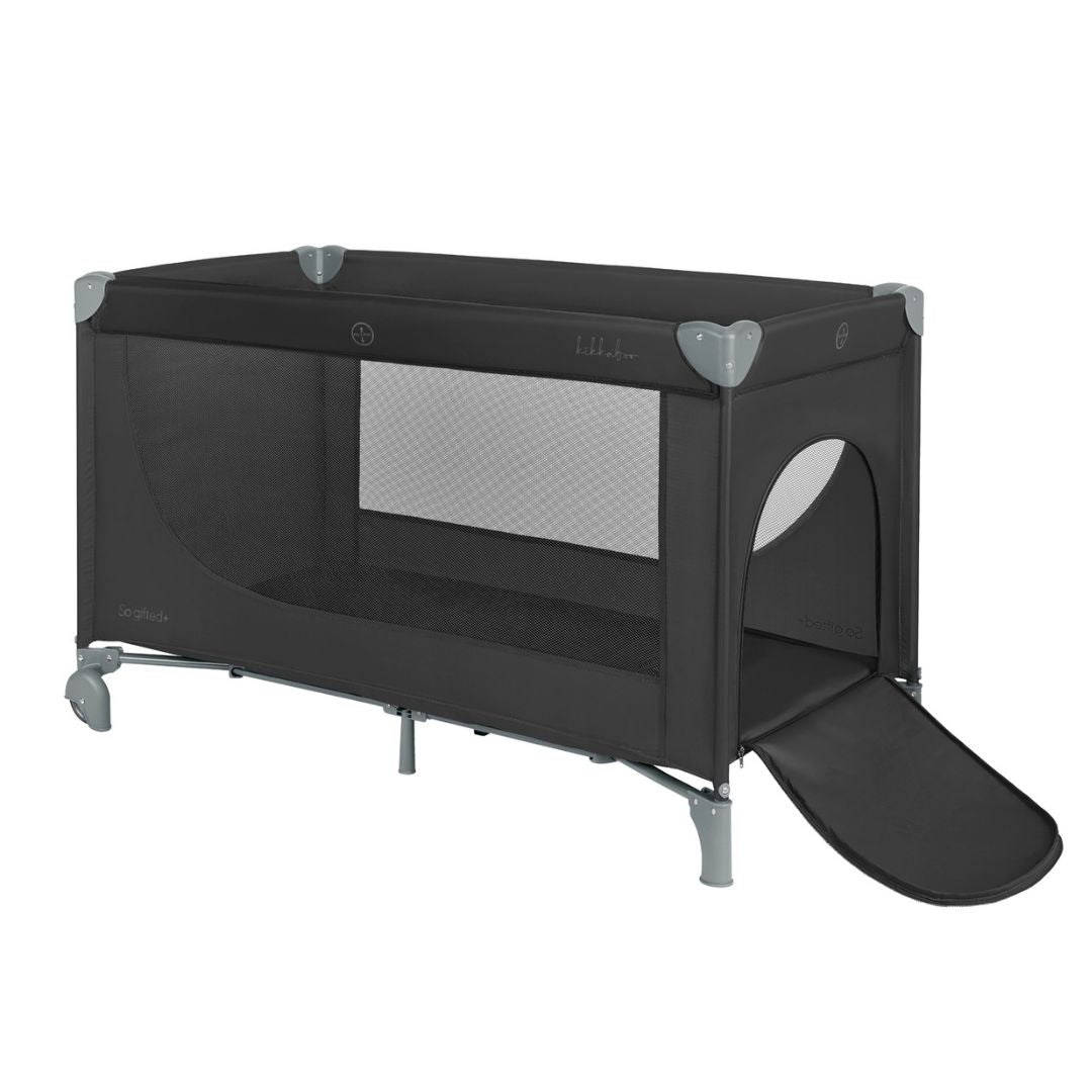 KikkaBoo® Lettino da viaggio 2 livelli 125x65 So Gifted PLUS Black 2026