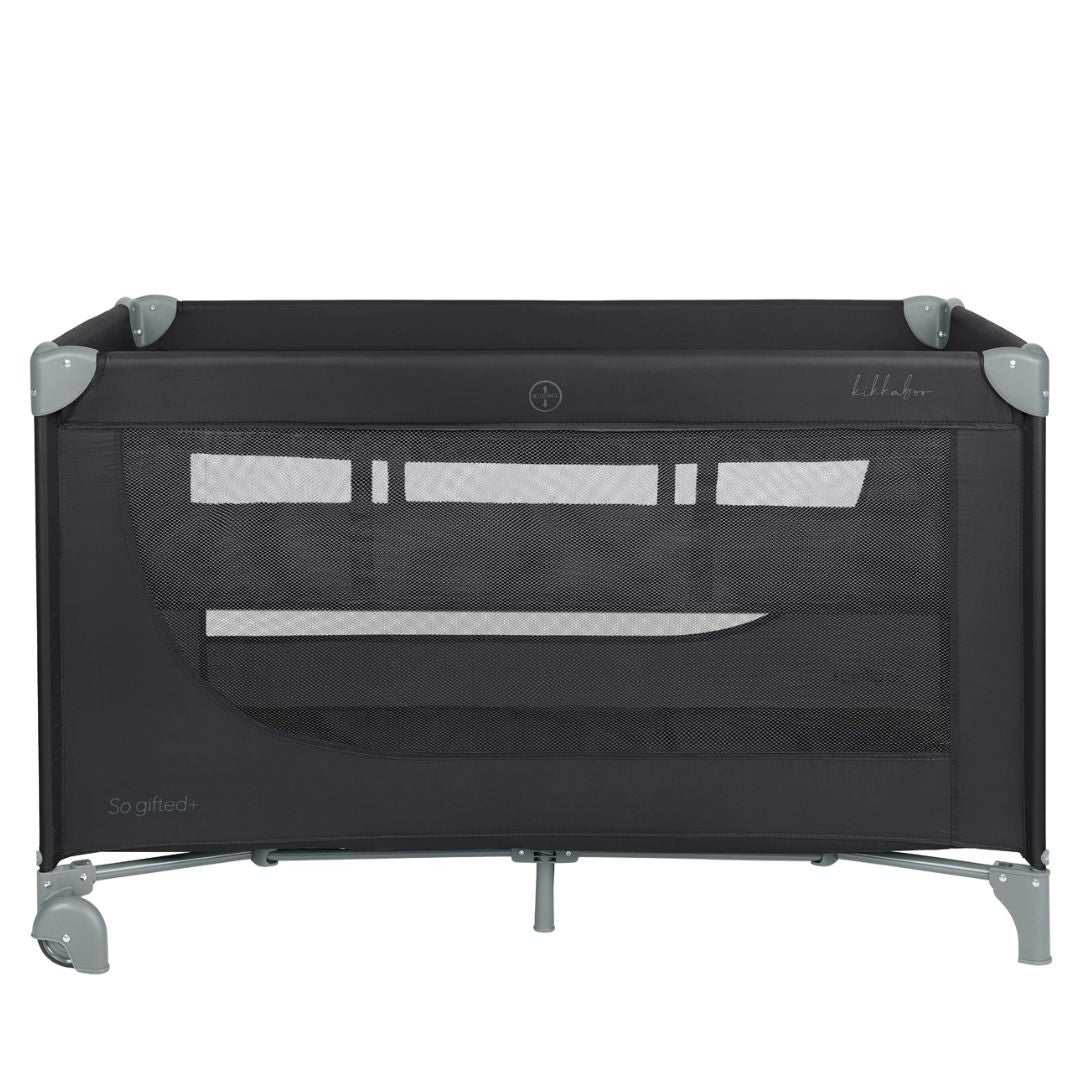KikkaBoo® Lettino da viaggio 2 livelli 125x65 So Gifted PLUS Black 2026