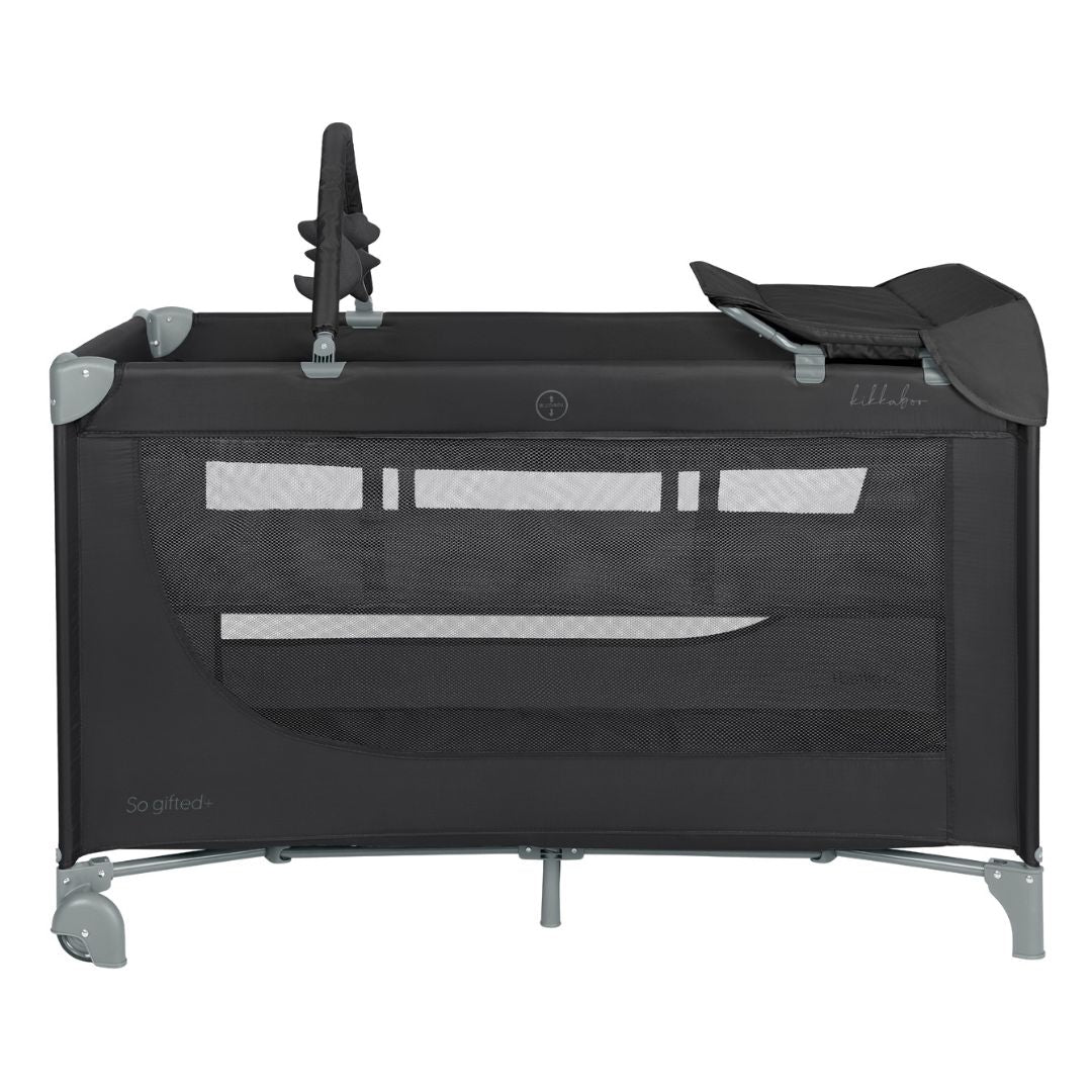 KikkaBoo® Lettino da viaggio 2 livelli 125x65 So Gifted PLUS Black 2026