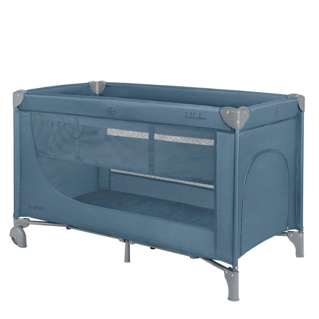 KikkaBoo® Lettino da viaggio 2 livelli 125x65 So Gifted PLUS Blue 2026