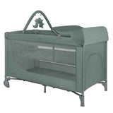 KikkaBoo® Lettino da viaggio 2 livelli 125x65 So Gifted PLUS Green 2026