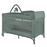 KikkaBoo® Lettino da viaggio 2 livelli 125x65 So Gifted PLUS Green 2026