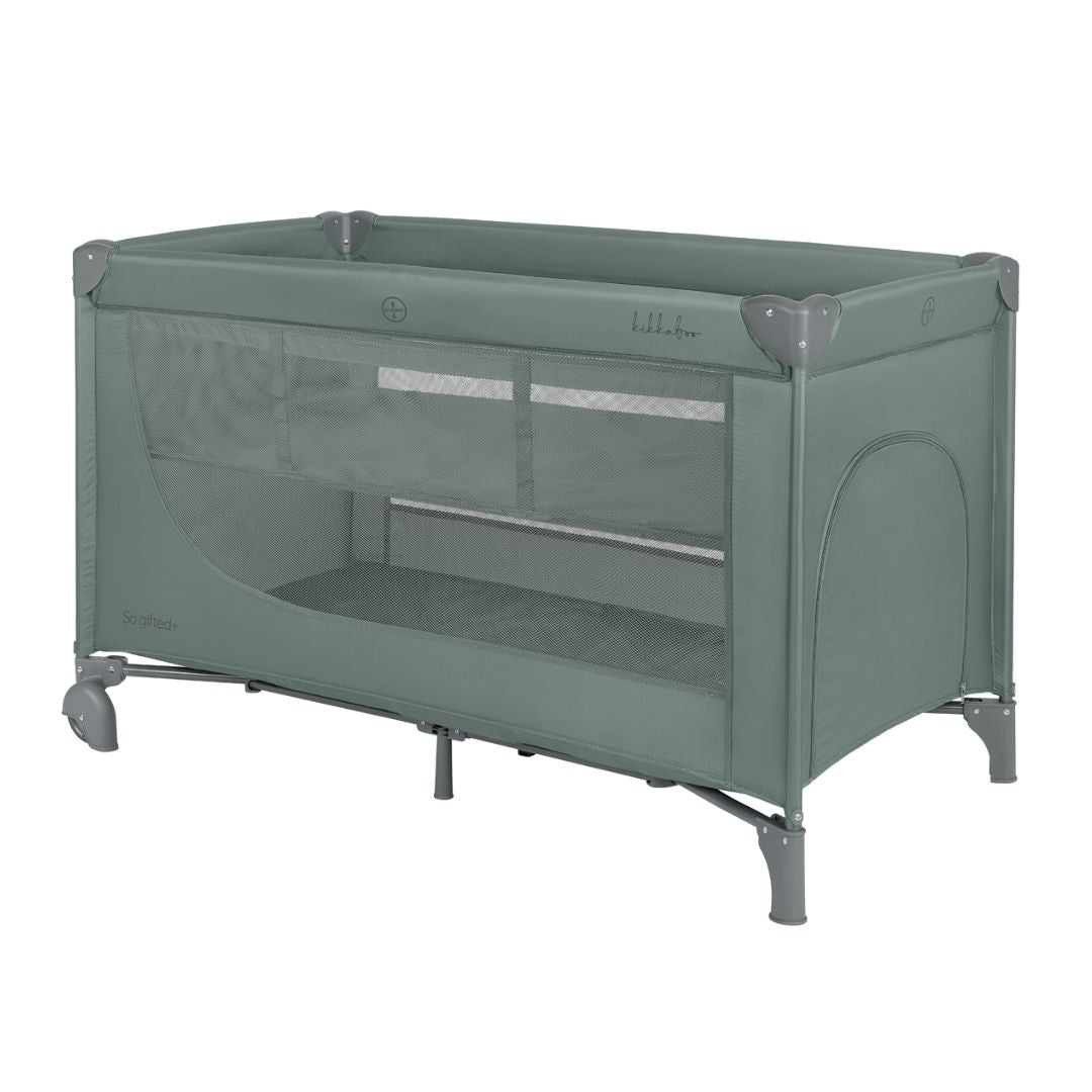 KikkaBoo® Lettino da viaggio 2 livelli 125x65 So Gifted PLUS Green 2026