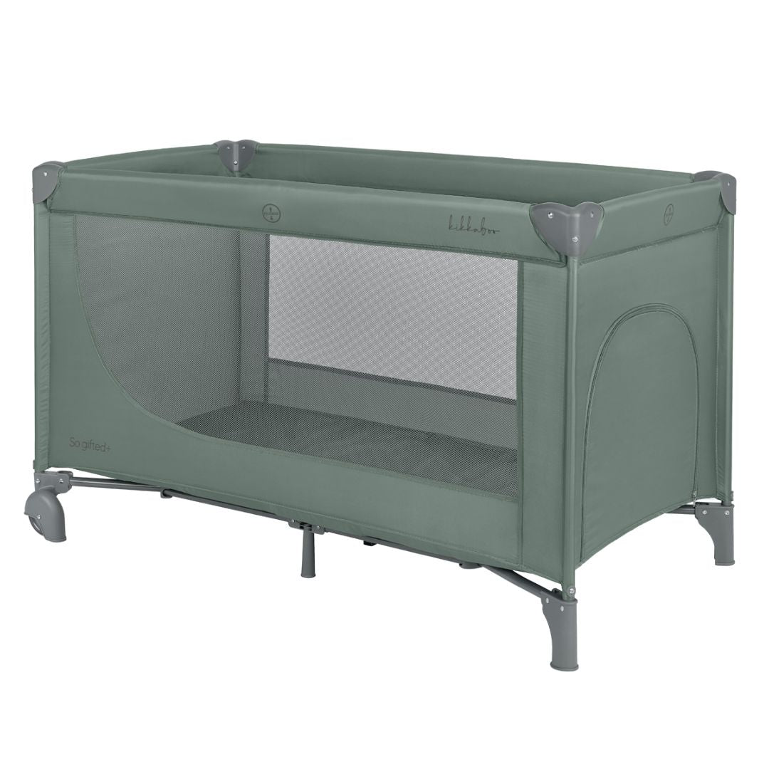 KikkaBoo® Lettino da viaggio 2 livelli 125x65 So Gifted PLUS Green 2026