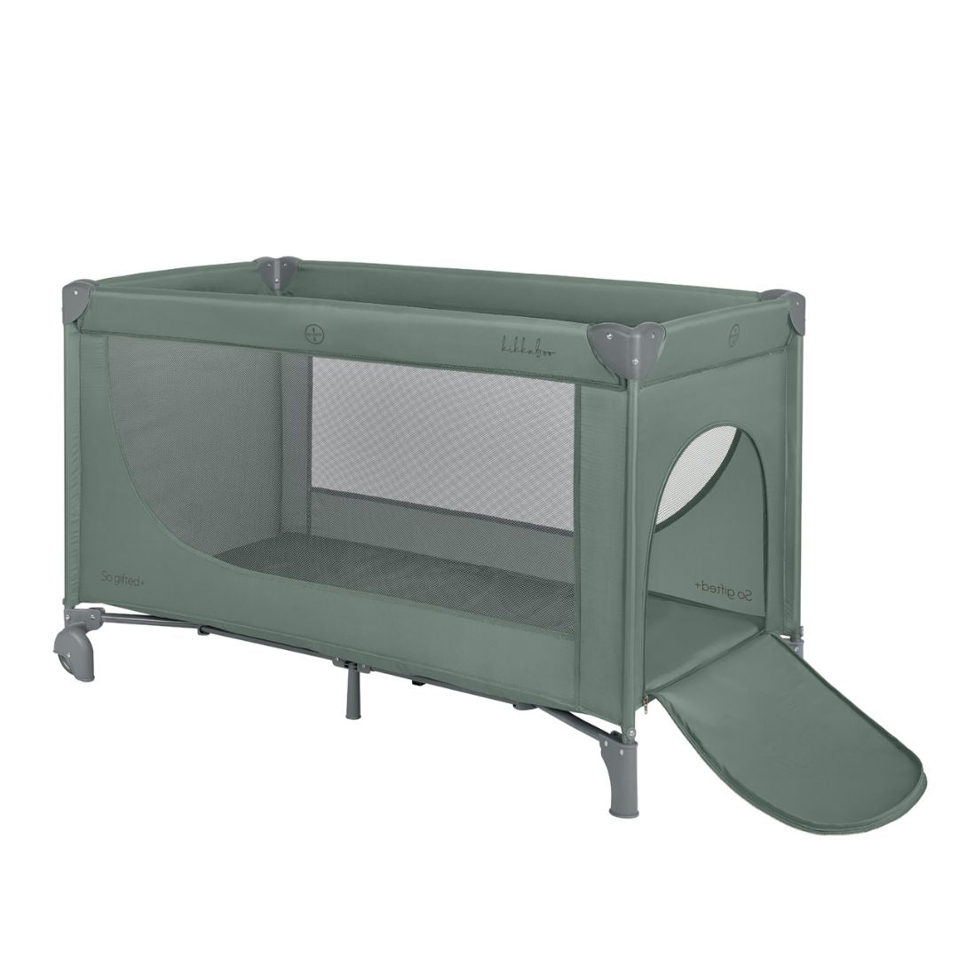 KikkaBoo® Lettino da viaggio 2 livelli 125x65 So Gifted PLUS Green 2026