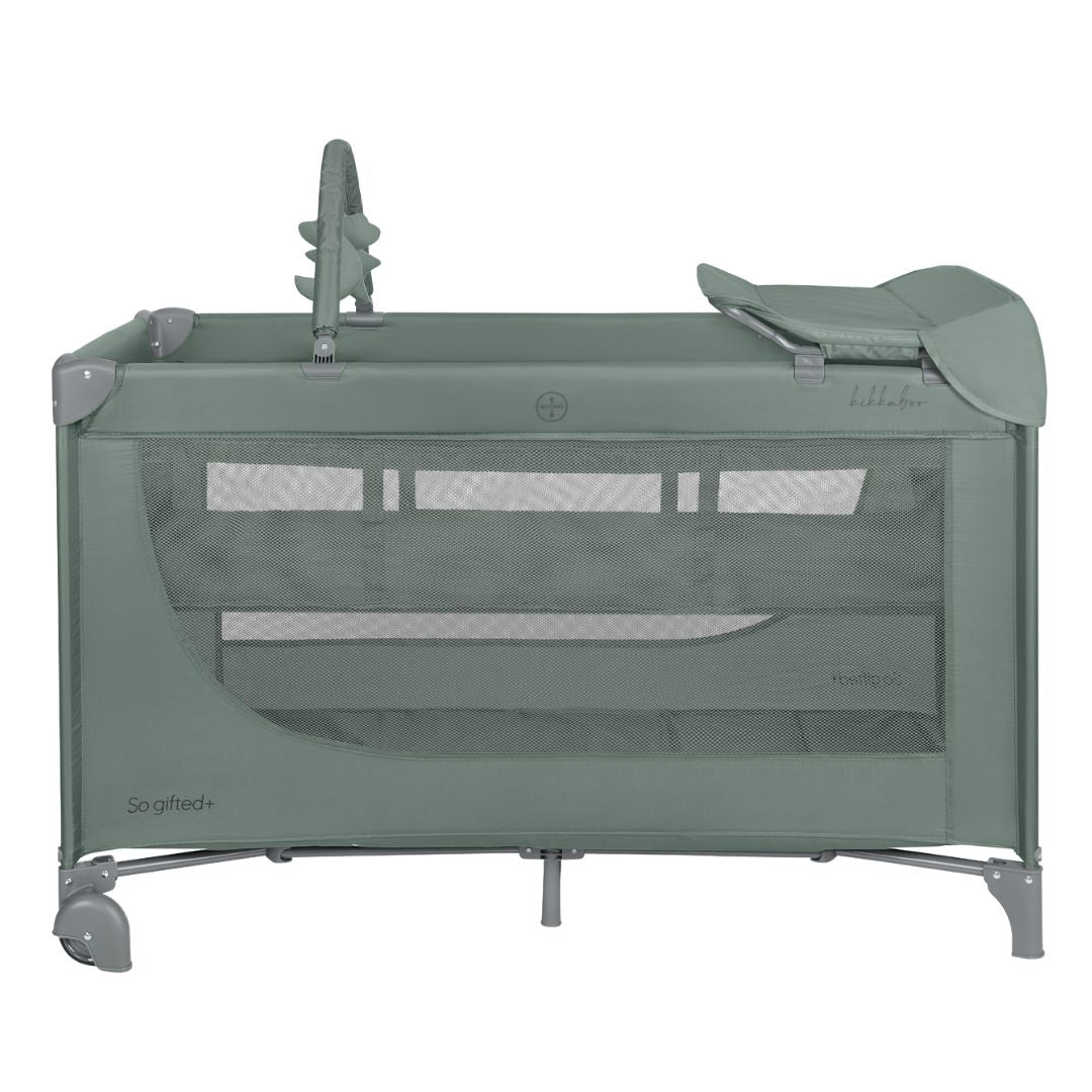 KikkaBoo® Lettino da viaggio 2 livelli 125x65 So Gifted PLUS Green 2026