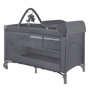 KikkaBoo® Lettino da viaggio 2 livelli 125x65 So Gifted PLUS Grey 2026