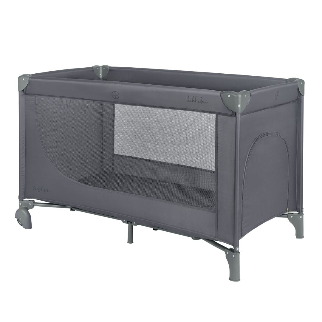 KikkaBoo® Lettino da viaggio 2 livelli 125x65 So Gifted PLUS Grey 2026