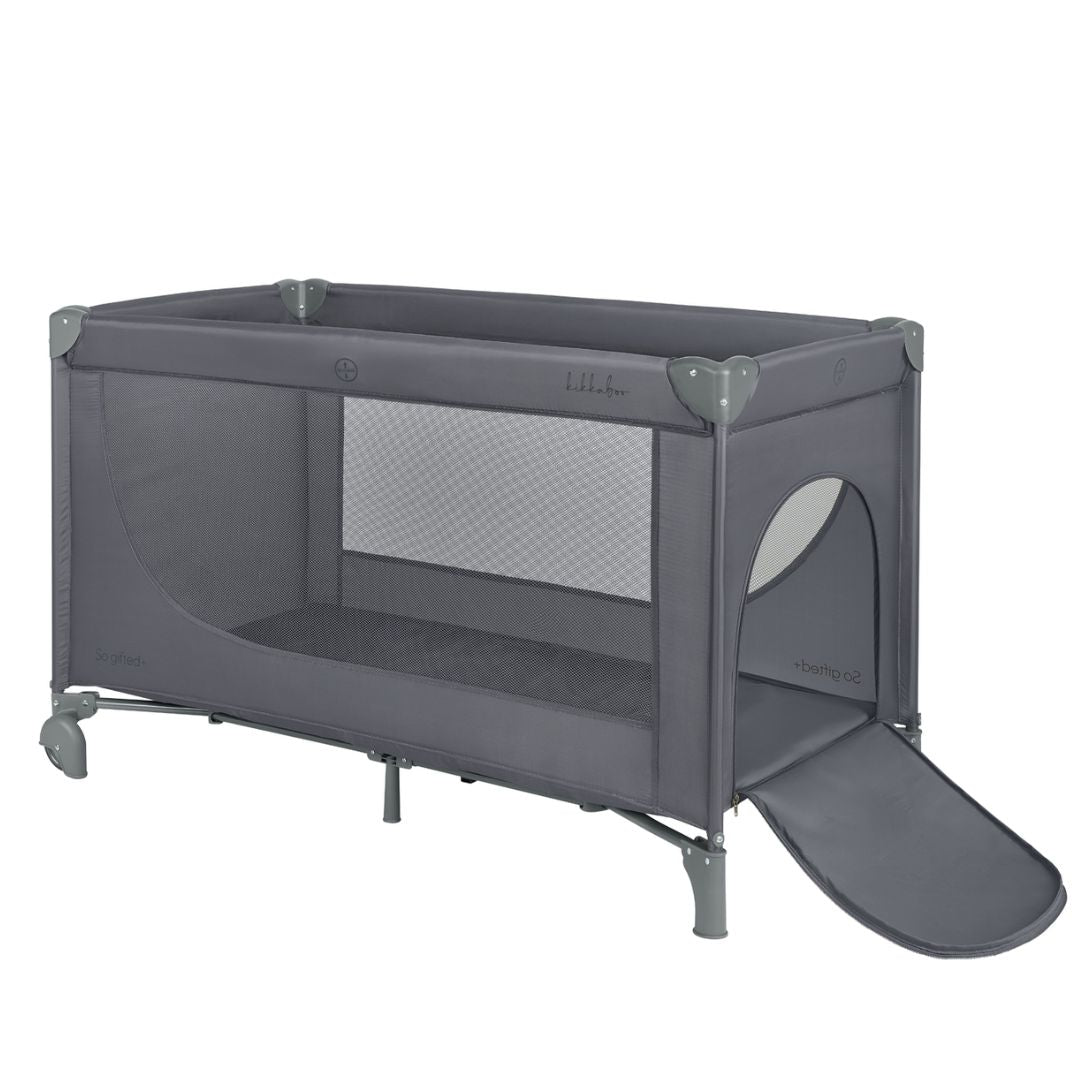 KikkaBoo® Lettino da viaggio 2 livelli 125x65 So Gifted PLUS Grey 2026