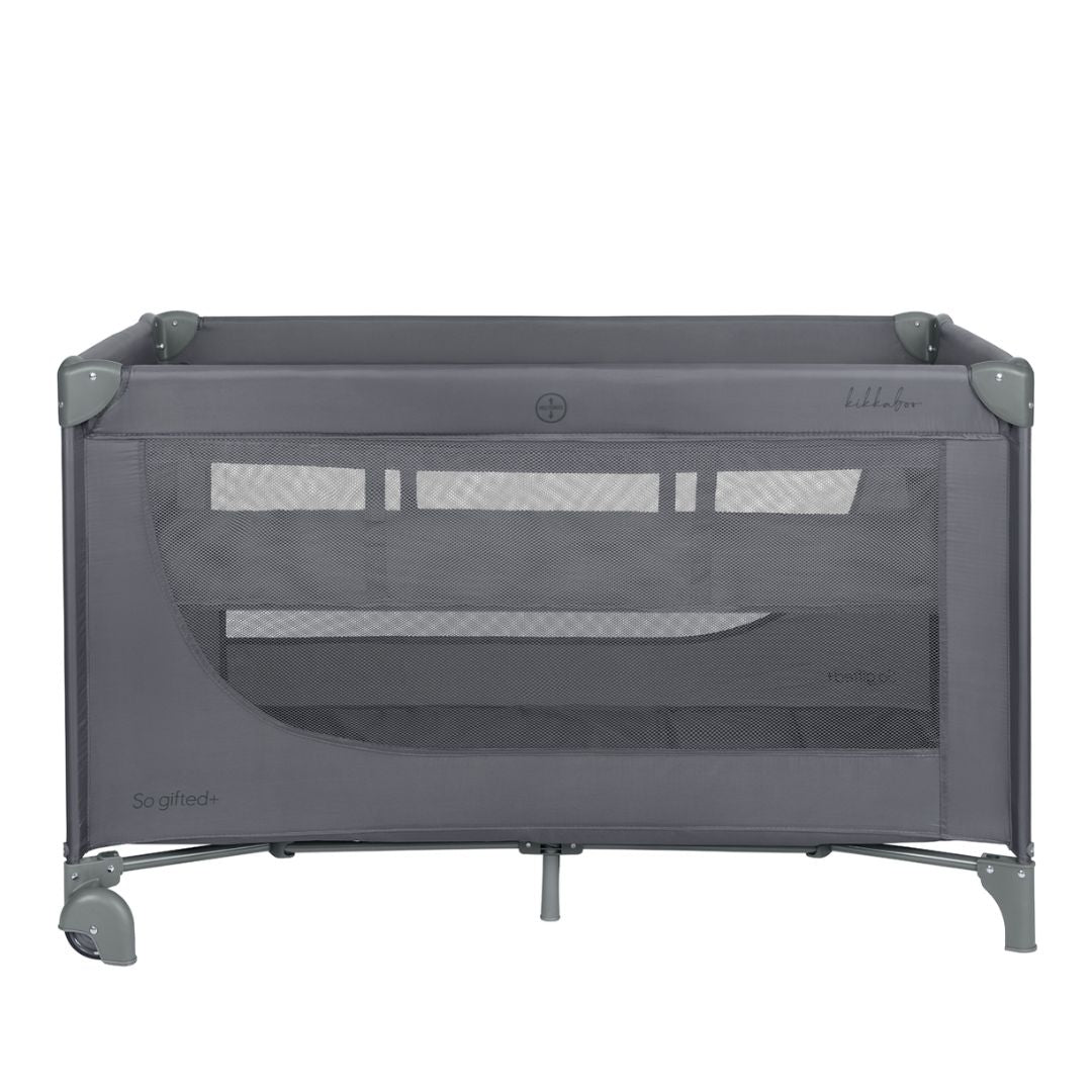 KikkaBoo® Lettino da viaggio 2 livelli 125x65 So Gifted PLUS Grey 2026
