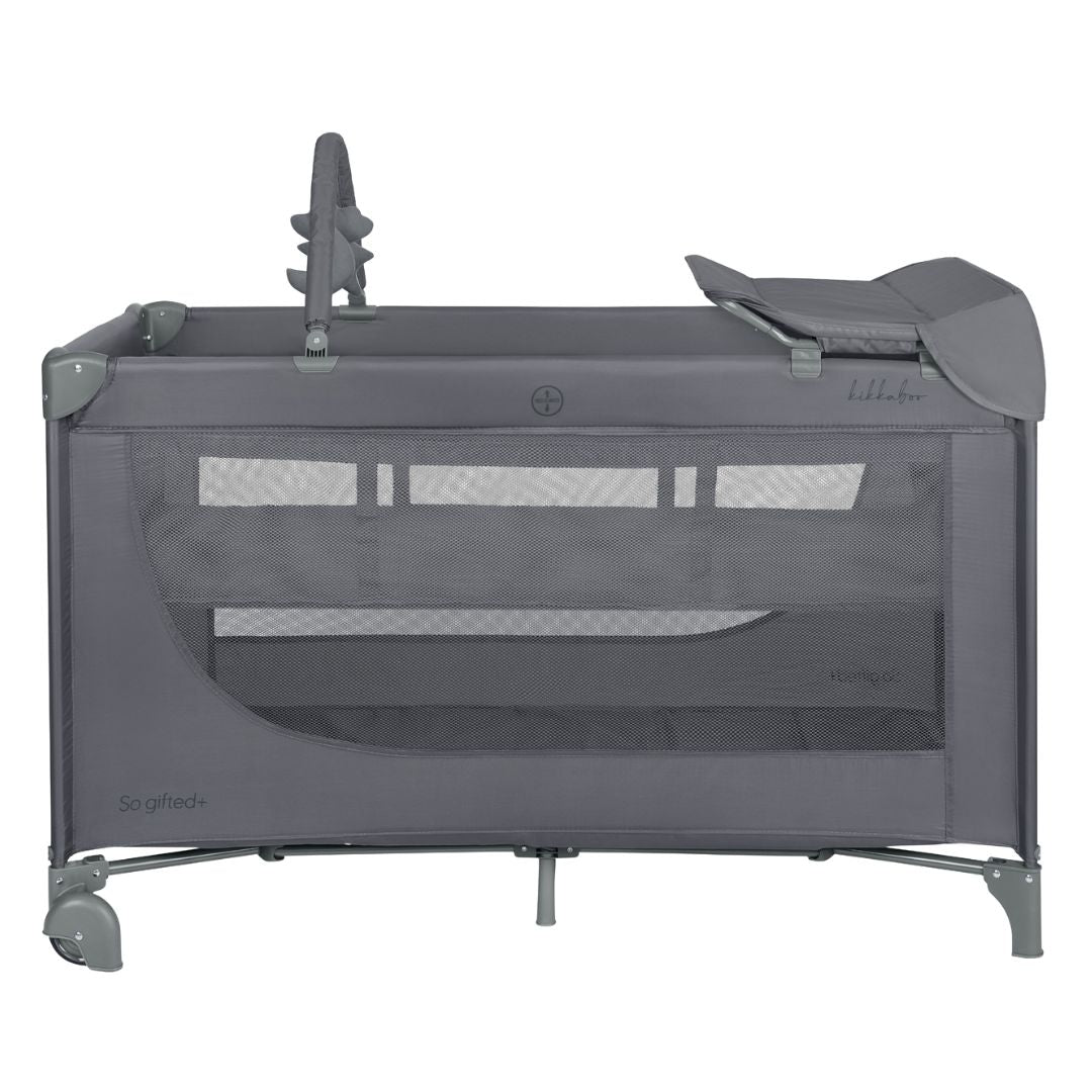 KikkaBoo® Lettino da viaggio 2 livelli 125x65 So Gifted PLUS Grey 2026
