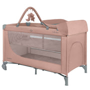KikkaBoo® Lettino da viaggio 2 livelli 125x65 So Gifted PLUS Rosa 2026