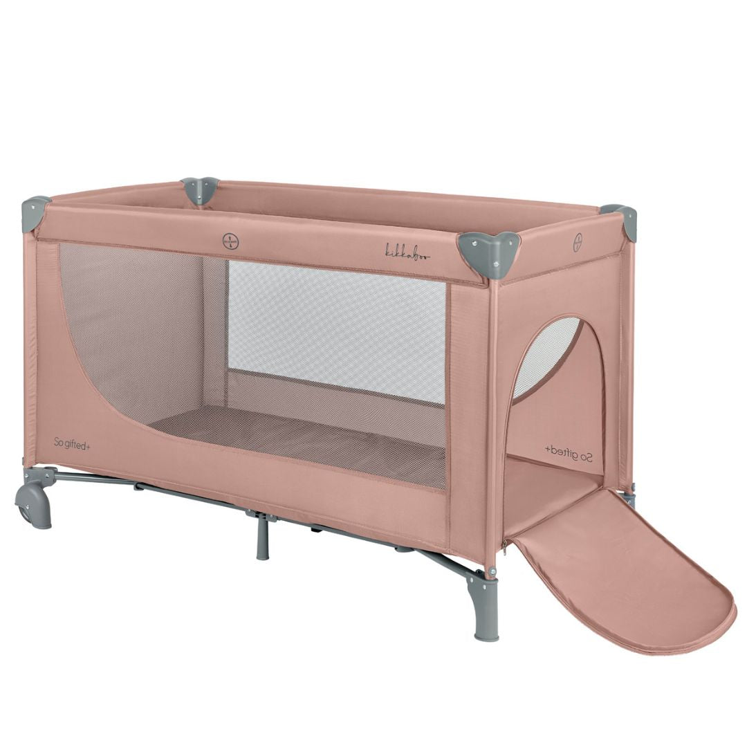 KikkaBoo® Lettino da viaggio 2 livelli 125x65 So Gifted PLUS Rosa 2026
