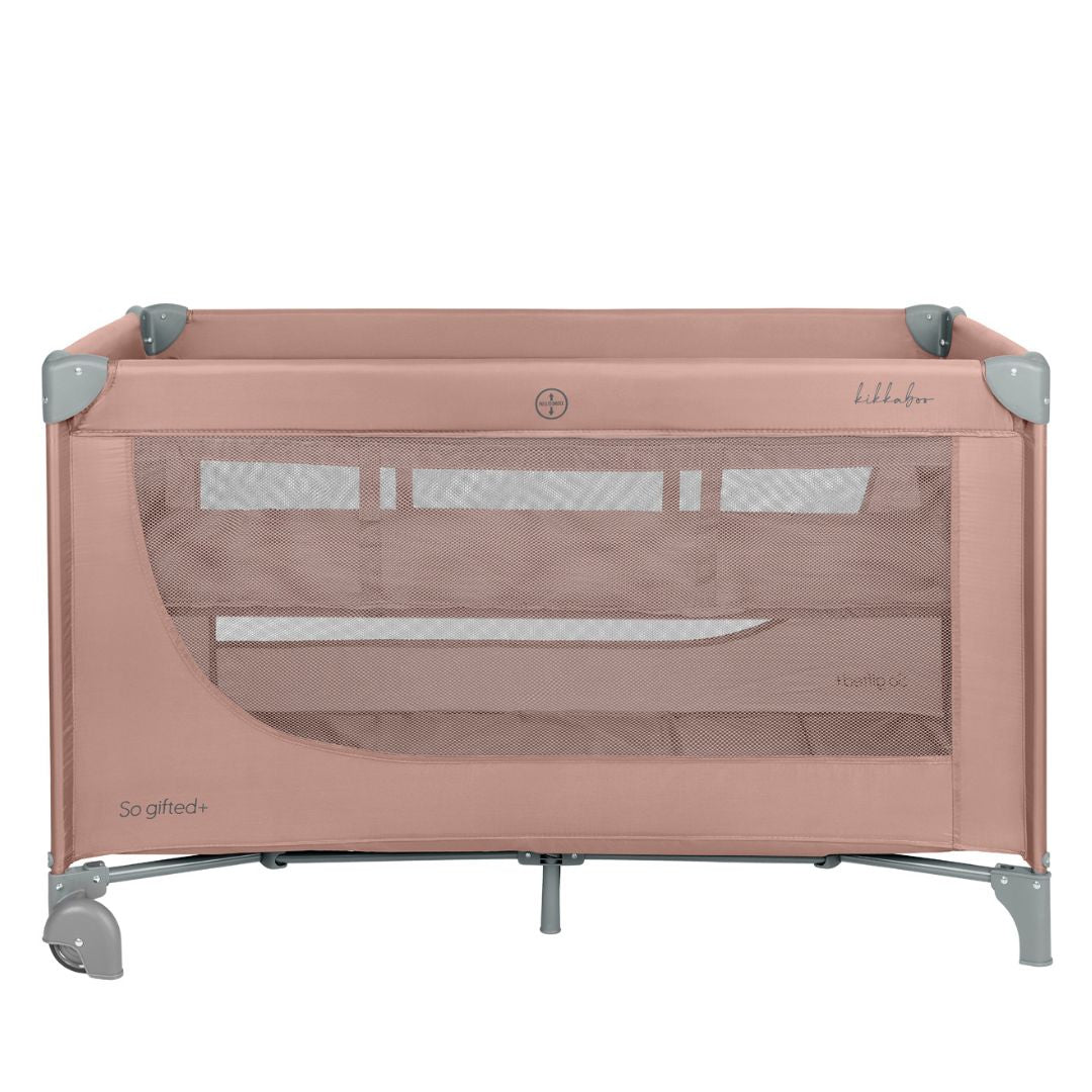 KikkaBoo® Lettino da viaggio 2 livelli 125x65 So Gifted PLUS Rosa 2026