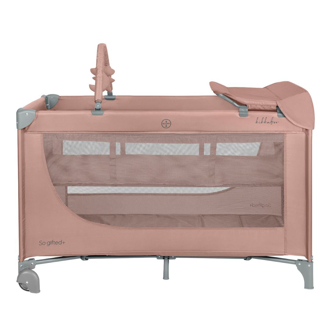 KikkaBoo® Lettino da viaggio 2 livelli 125x65 So Gifted PLUS Rosa 2026