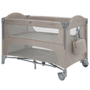 KikkaBoo® Lettino da campeggio 2 livelli Milky Way Beige 2026
