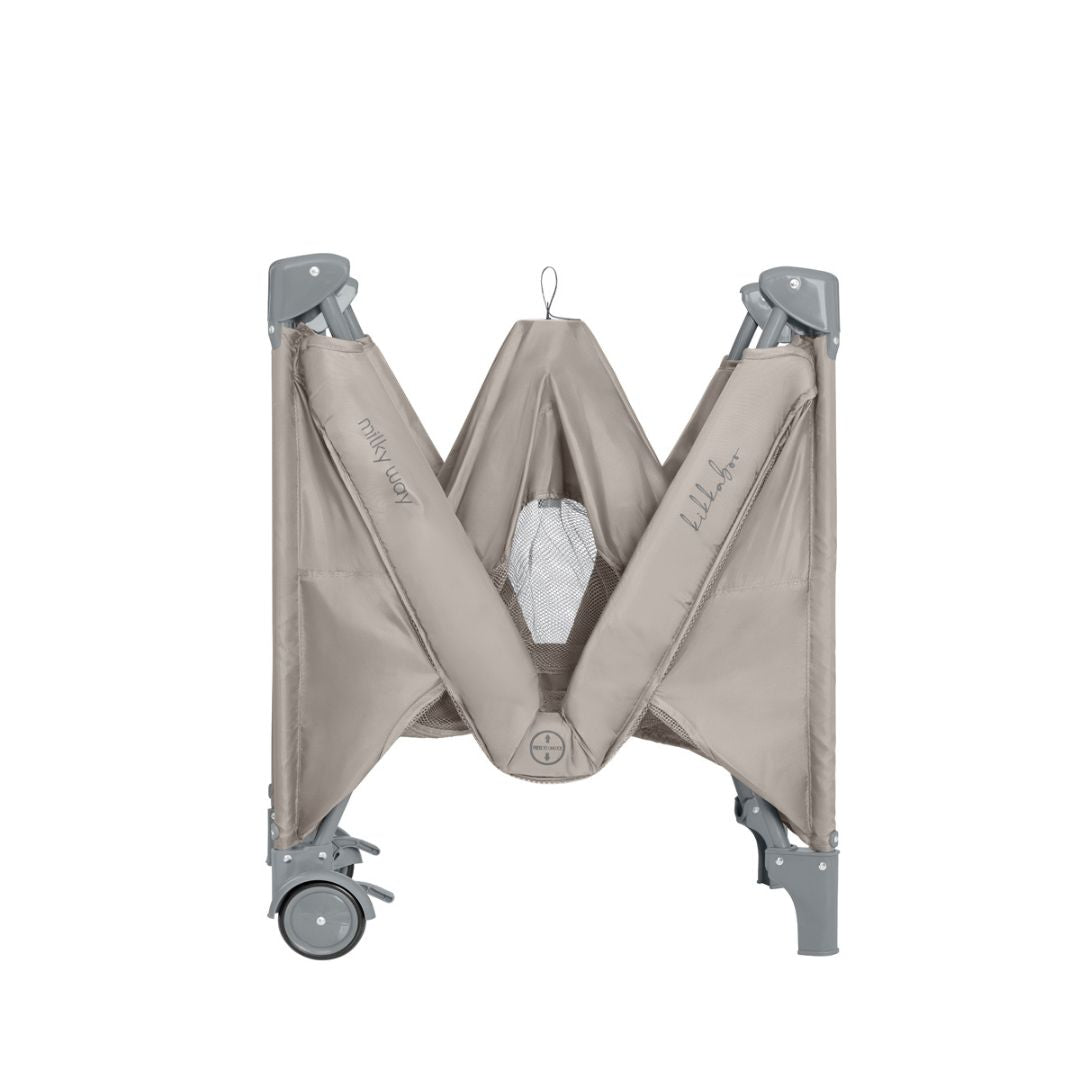 KikkaBoo® Lettino da campeggio 2 livelli Milky Way Beige 2026