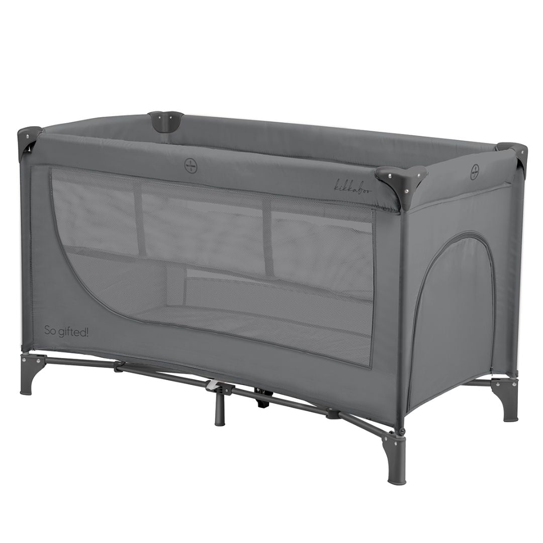 KikkaBoo® Prenosna posteljica 2 levels So Gifted Grey 2026 KikkaBoo