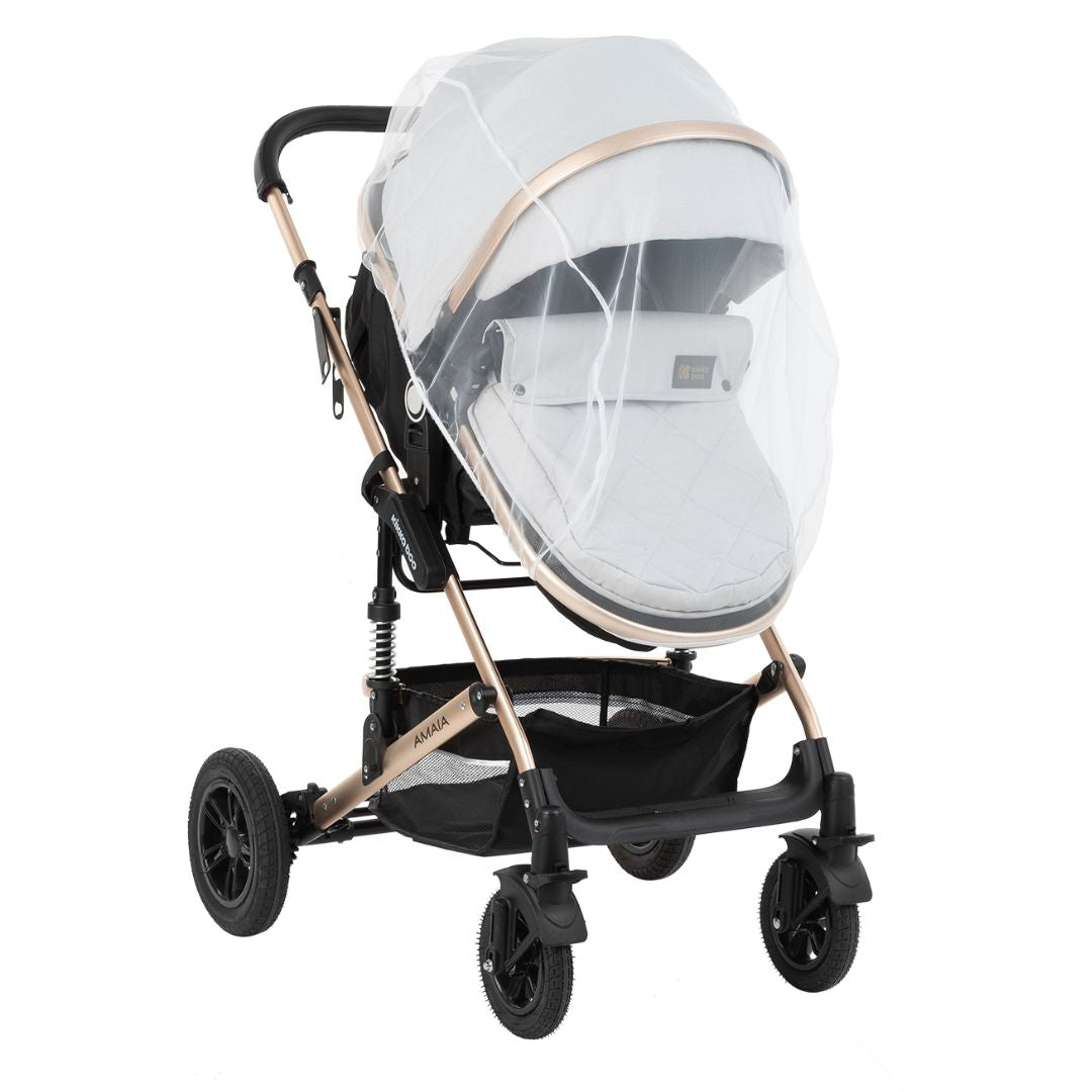 KikkaBoo® Zaščitna mreža za otroški voziček White KikkaBoo