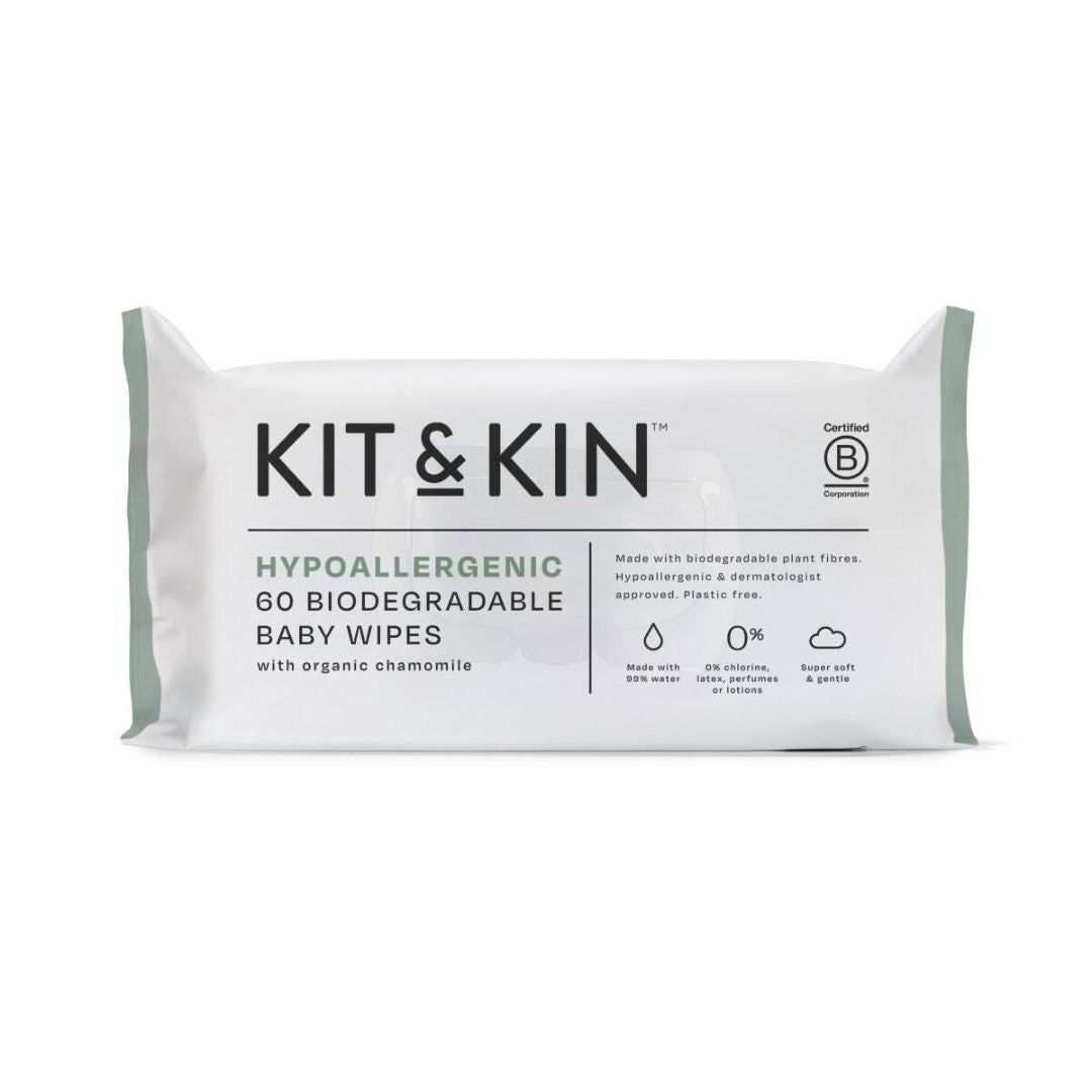 Kit&Kin® Otroški vlažilni robčki 60/1 Kit & Kin