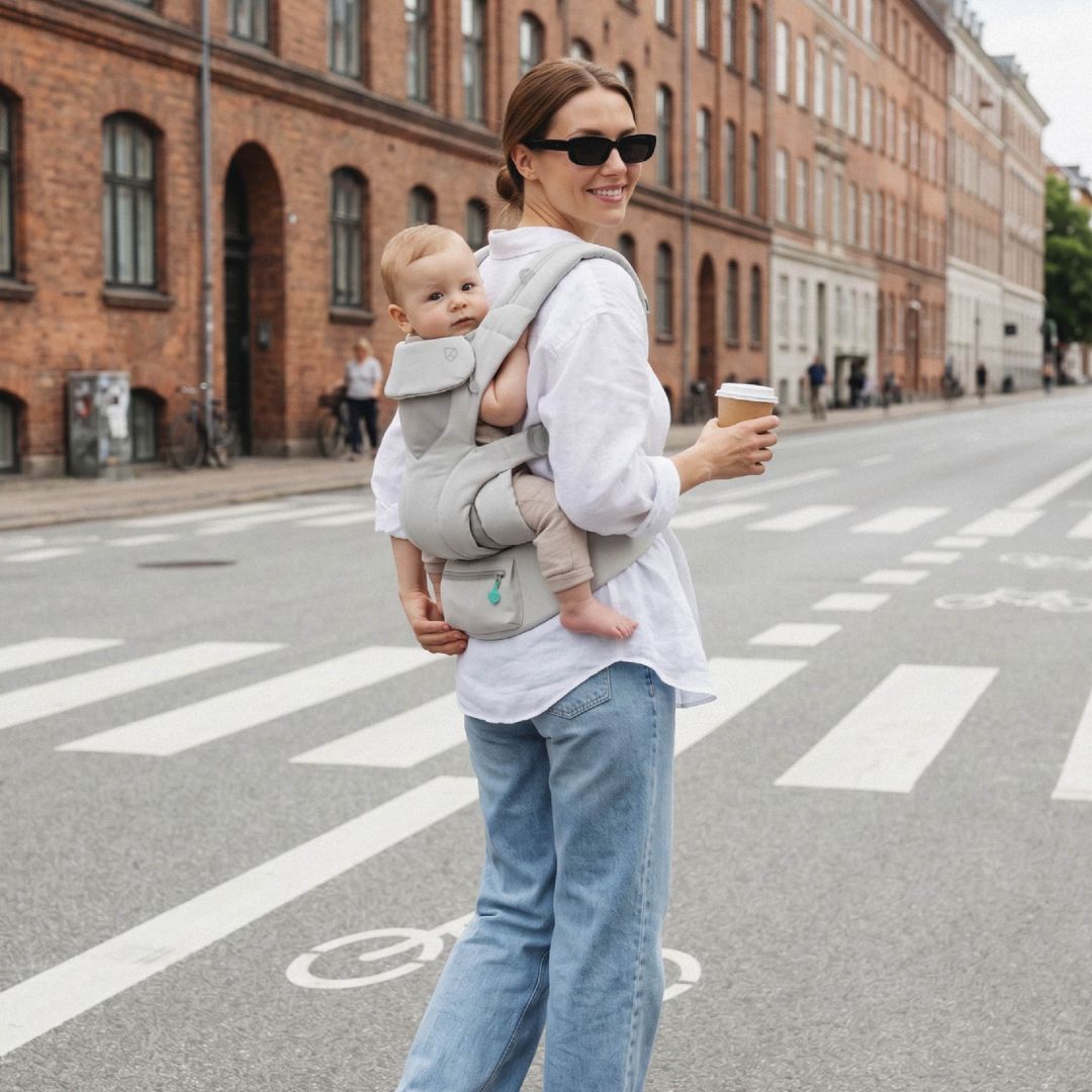 Koala Babycare® Porte-bébé ergonomique Cuddle Carry Light Grey