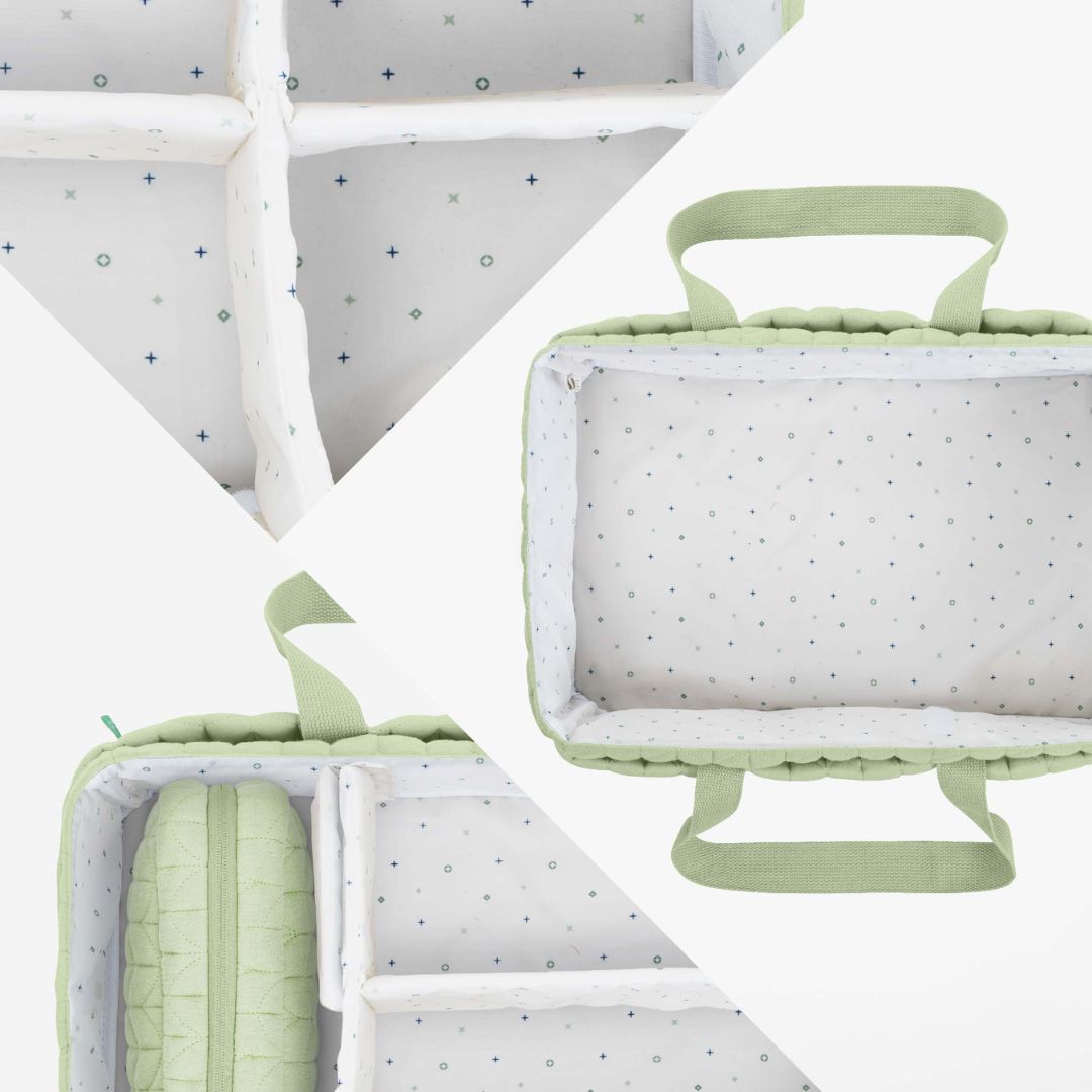 Koala Babycare® Organizator za pleničke Quilted Pale Green Koala Babycare