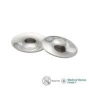 Koala Babycare® Coppette in argento per allattamento Trilaminate Silver Regular