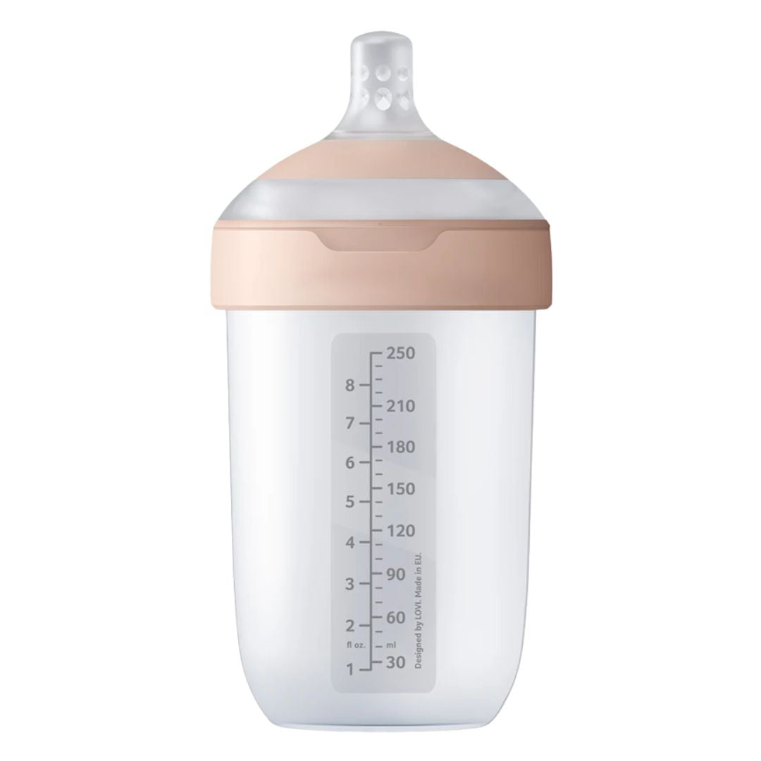 LOVI® Steklenička s cucljem Mammafeel 250ml