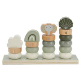 Label Label® Little Stacking Rings Olive Green