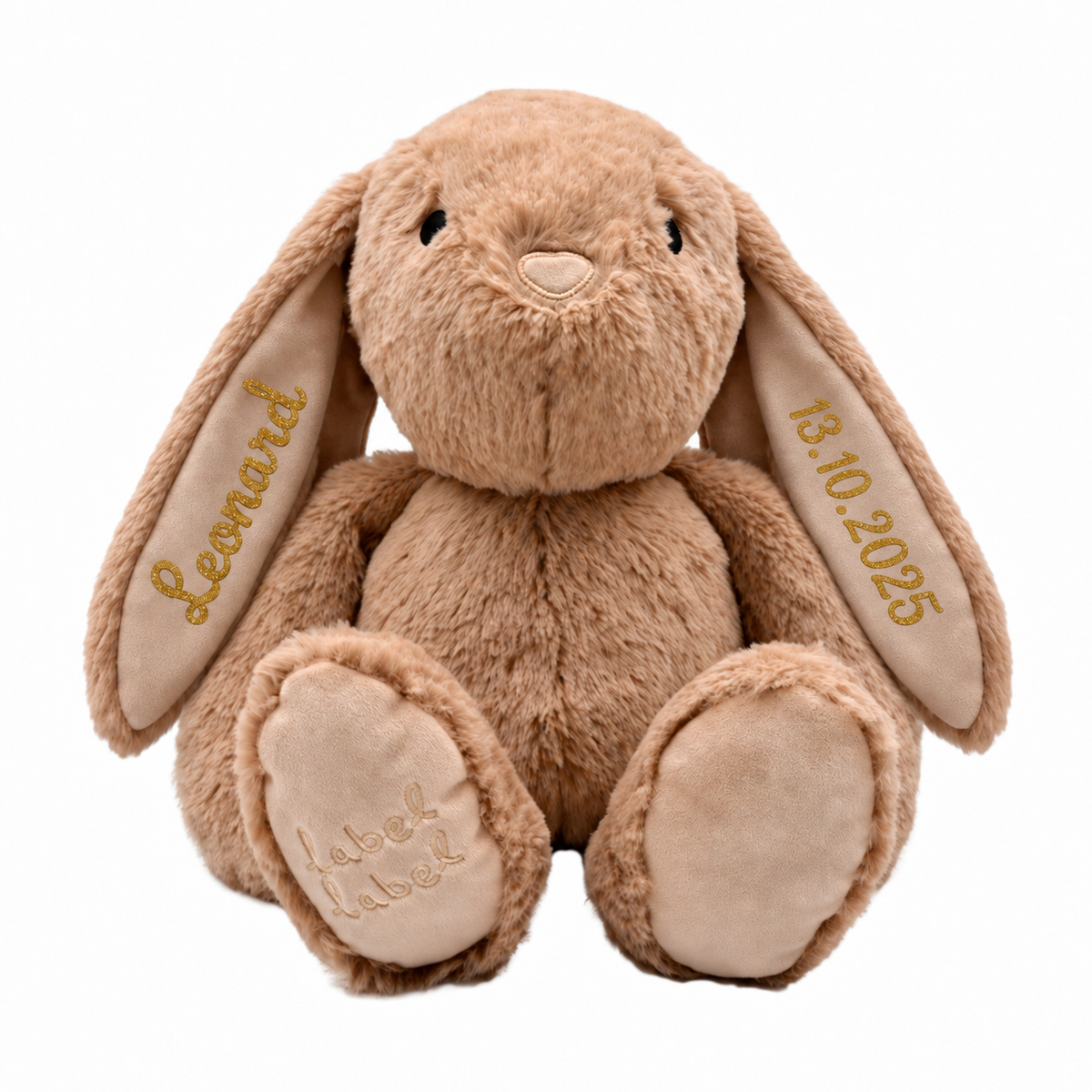 Label Label® Coniglietto di peluche Rosa L 34cm Nougat – slika 2