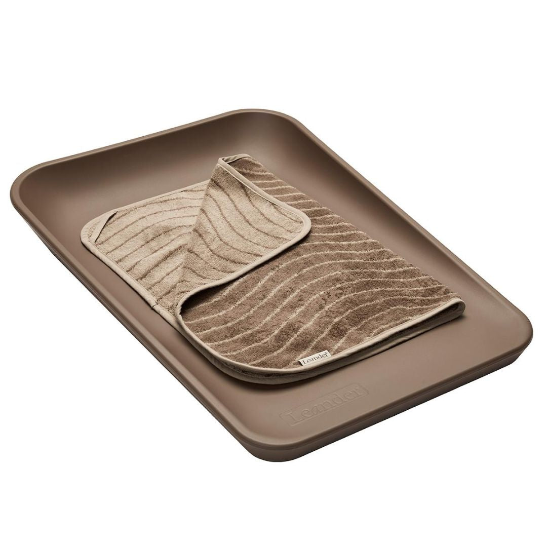 Leander® Bombažna brisača Woodland Mocca 65x50 Leander