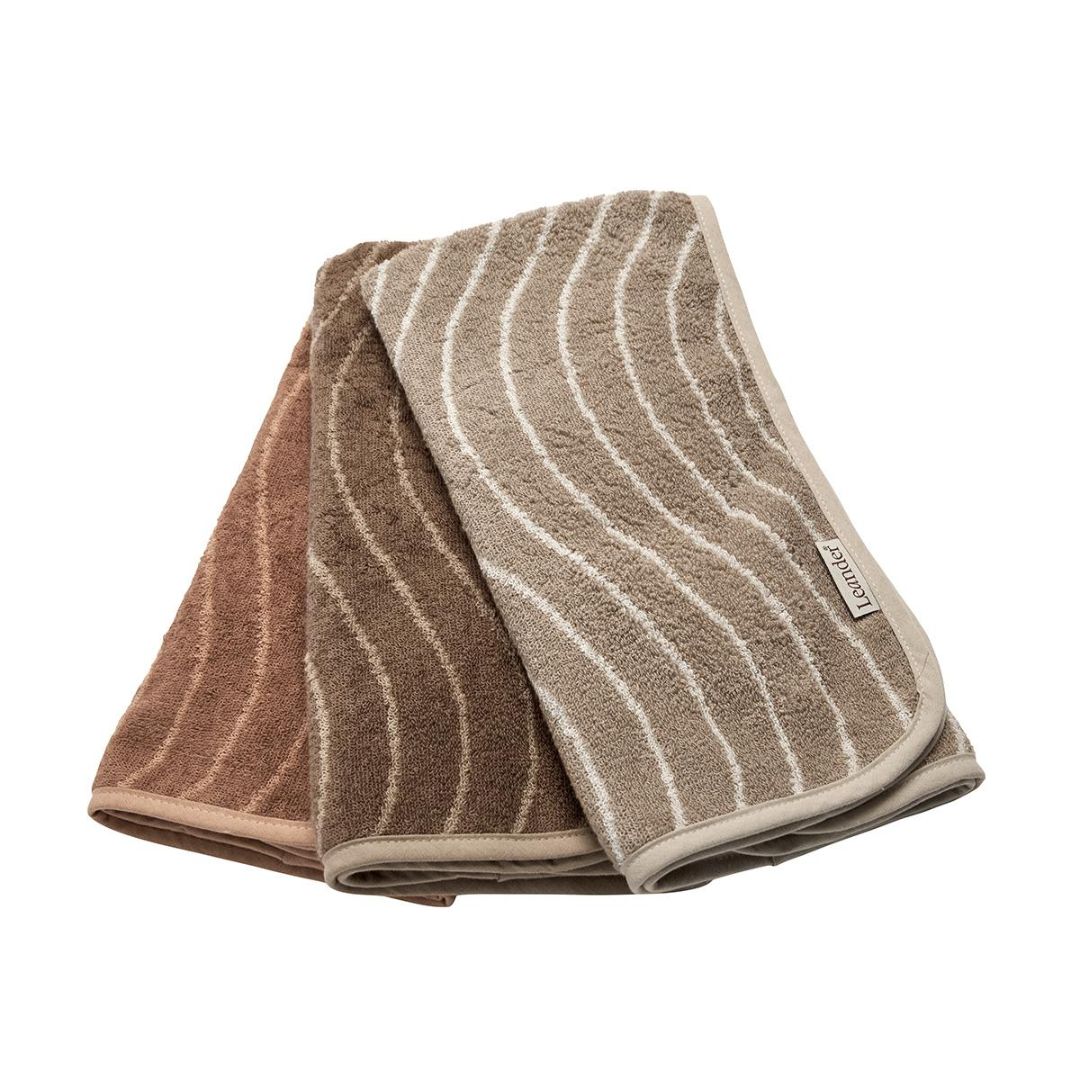 Leander® Bombažna brisača Woodland Mocca 65x50 Leander