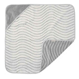 Leander® Serviette en coton à capuche Woodland Cool Grey 80x80