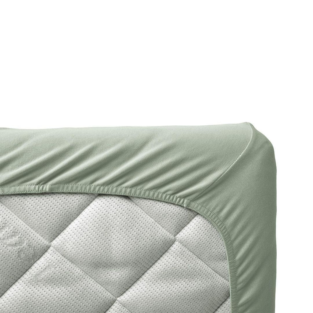 Leander® Bombažna rjuha 60x140cm 2 kos Sage Green Leander