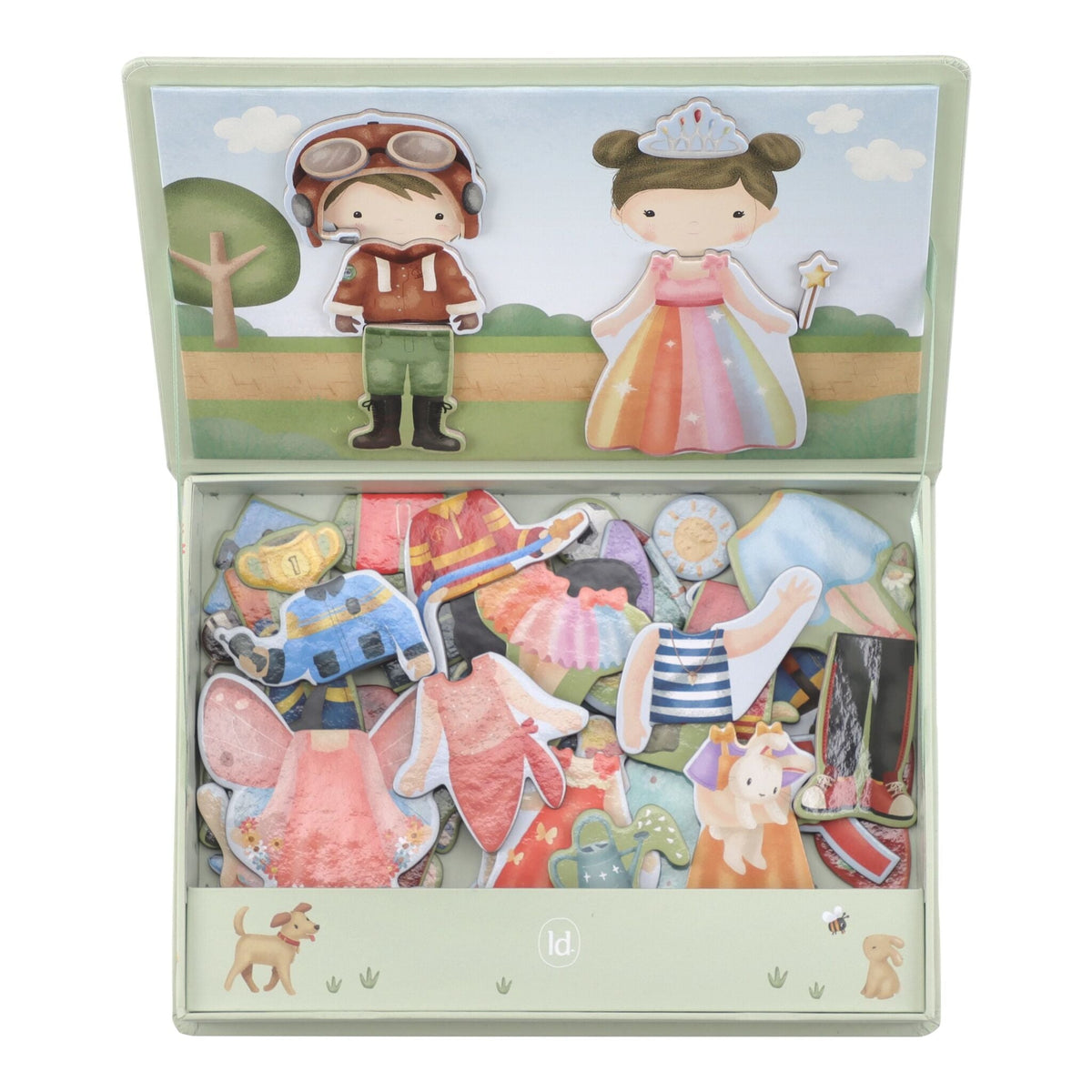 Little Dutch® Magnetic Puzzle Dress-Up Jim & Rosa