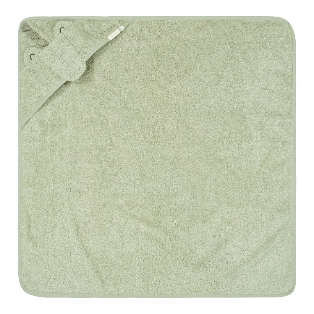 Little Dutch® Accappatoio con cappuccio Krokodil 75x75cm
