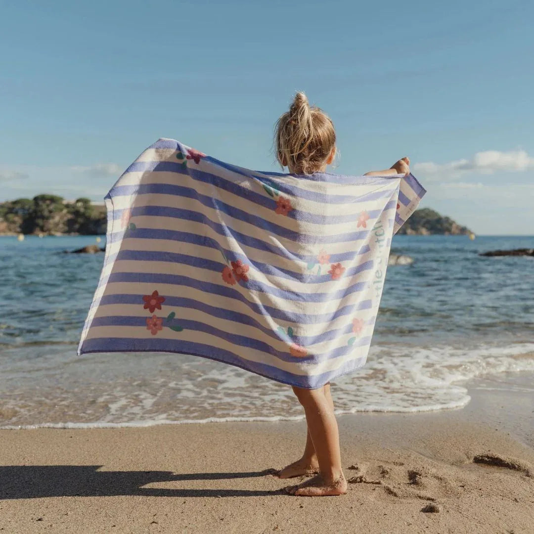 Little Dutch® Brisača za plažo Dreamy Purple Stripe Little Dutch