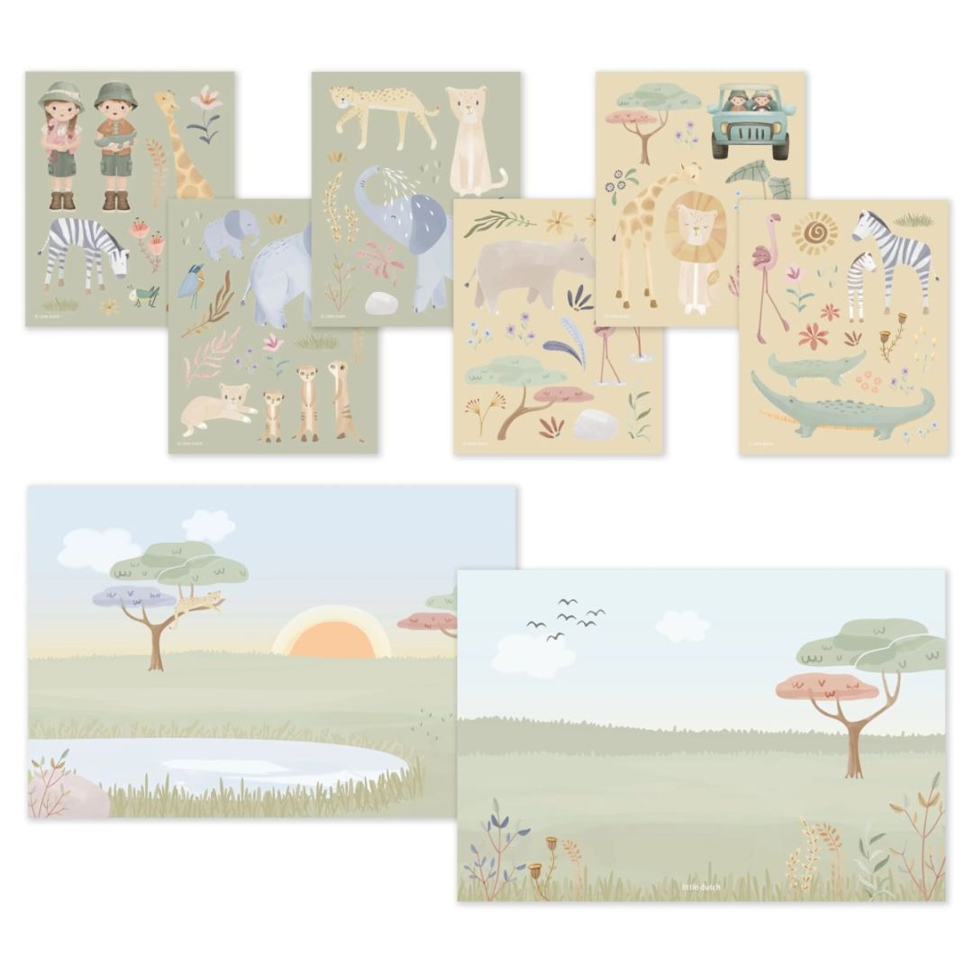 Little Dutch® Sticker Book Safari Friends