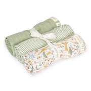 Little Dutch® Set of 3 Muslin Squares Safari Wonders