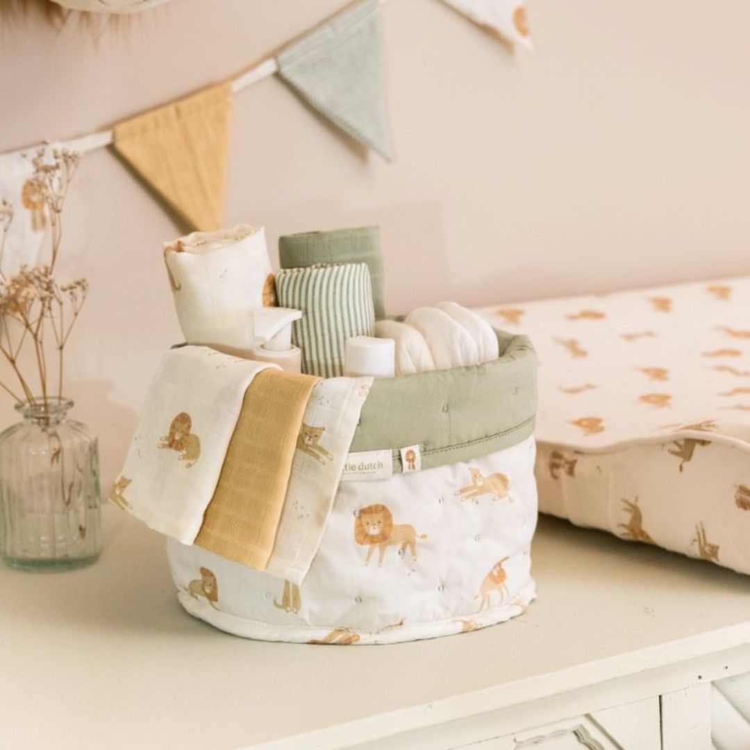 Little Dutch® Face Cloths Set Safari Leo – slika 2