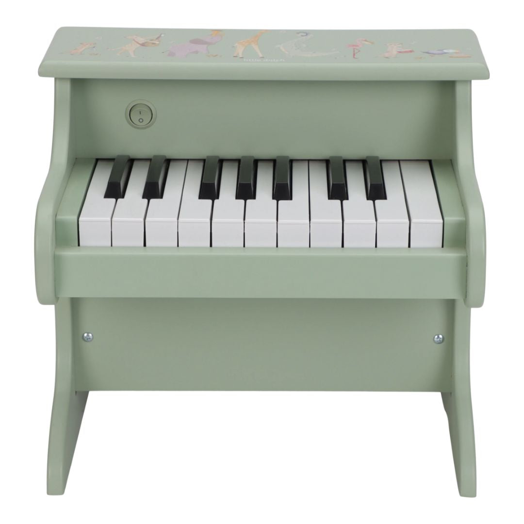 Little Dutch® Pianoforte in legno Safari Friends Green