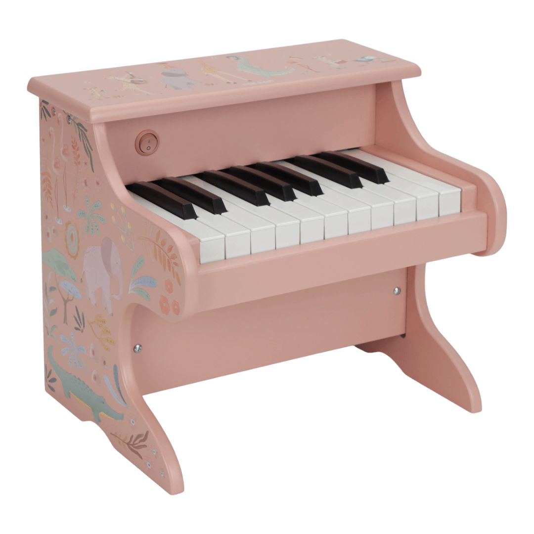 Little Dutch® Pianoforte in legno Safari Friends Pink