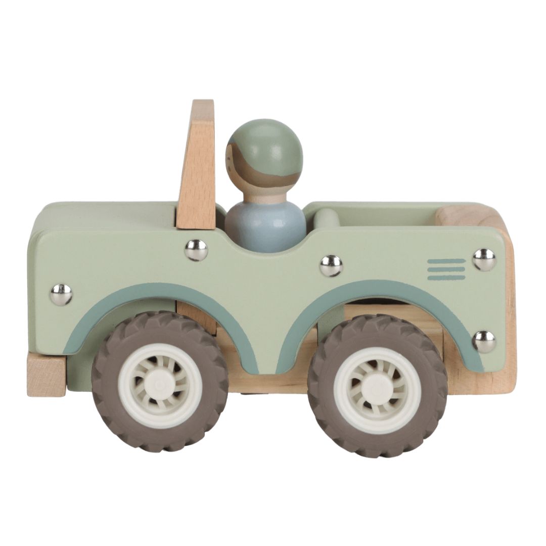 Little Dutch® Auto safari in legno Safari Friends