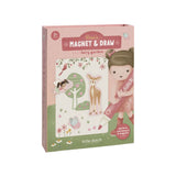 Little Dutch® Libro magnetico delle attività Rosa Fairy Garden