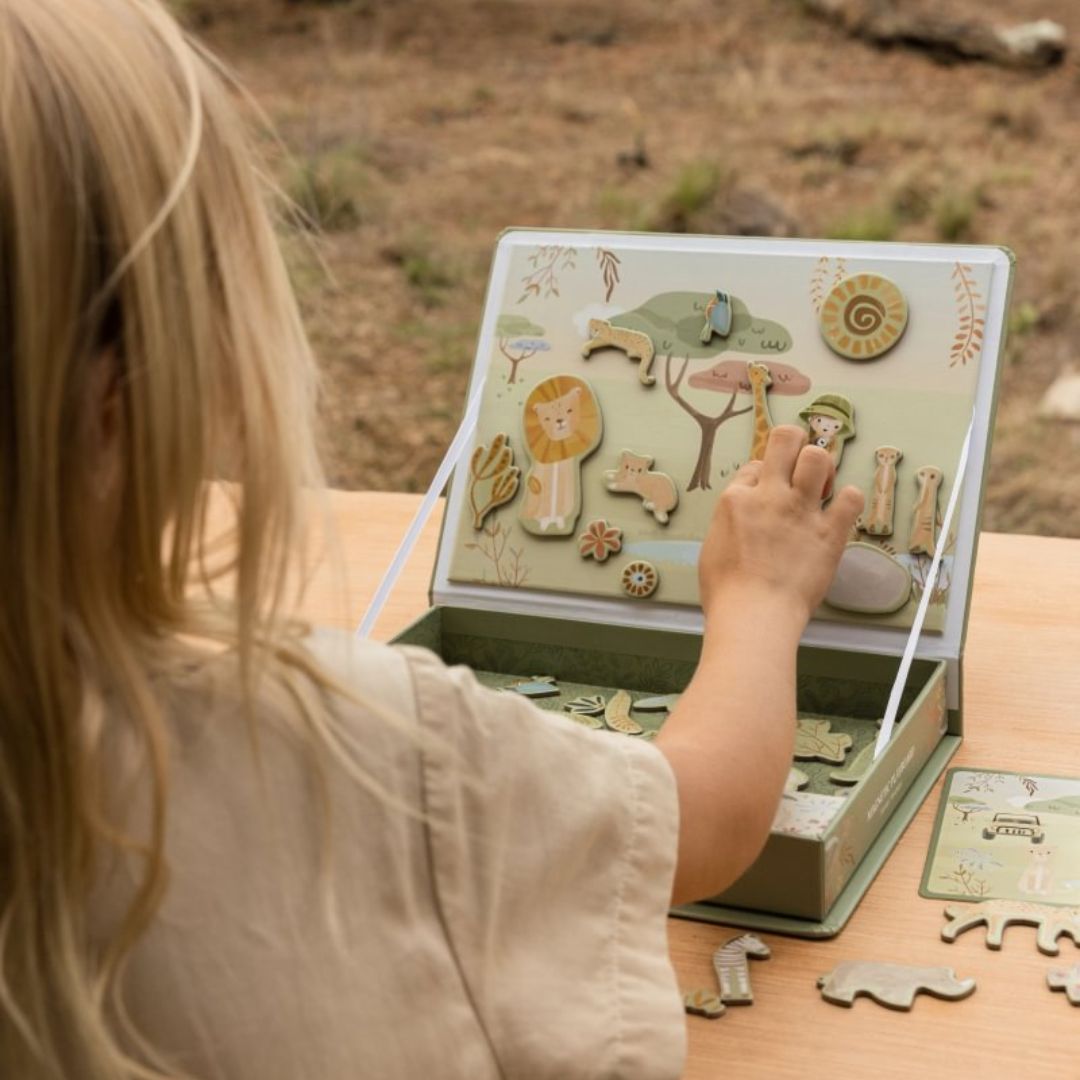 Little Dutch® Magnetic Puzzle Safari Friends