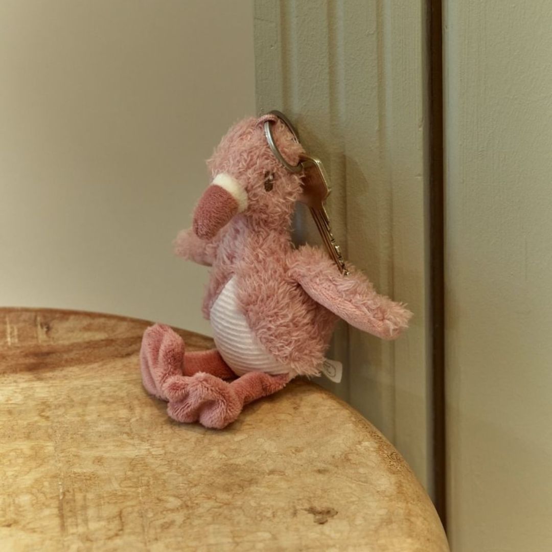 Little Dutch® Portachiavi peluche fenicottero Safari Friends
