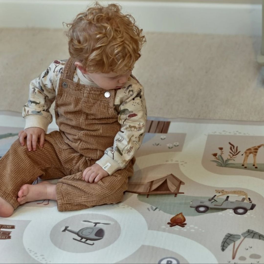 Little Dutch® Tappeto gioco per bambini Safari Friends